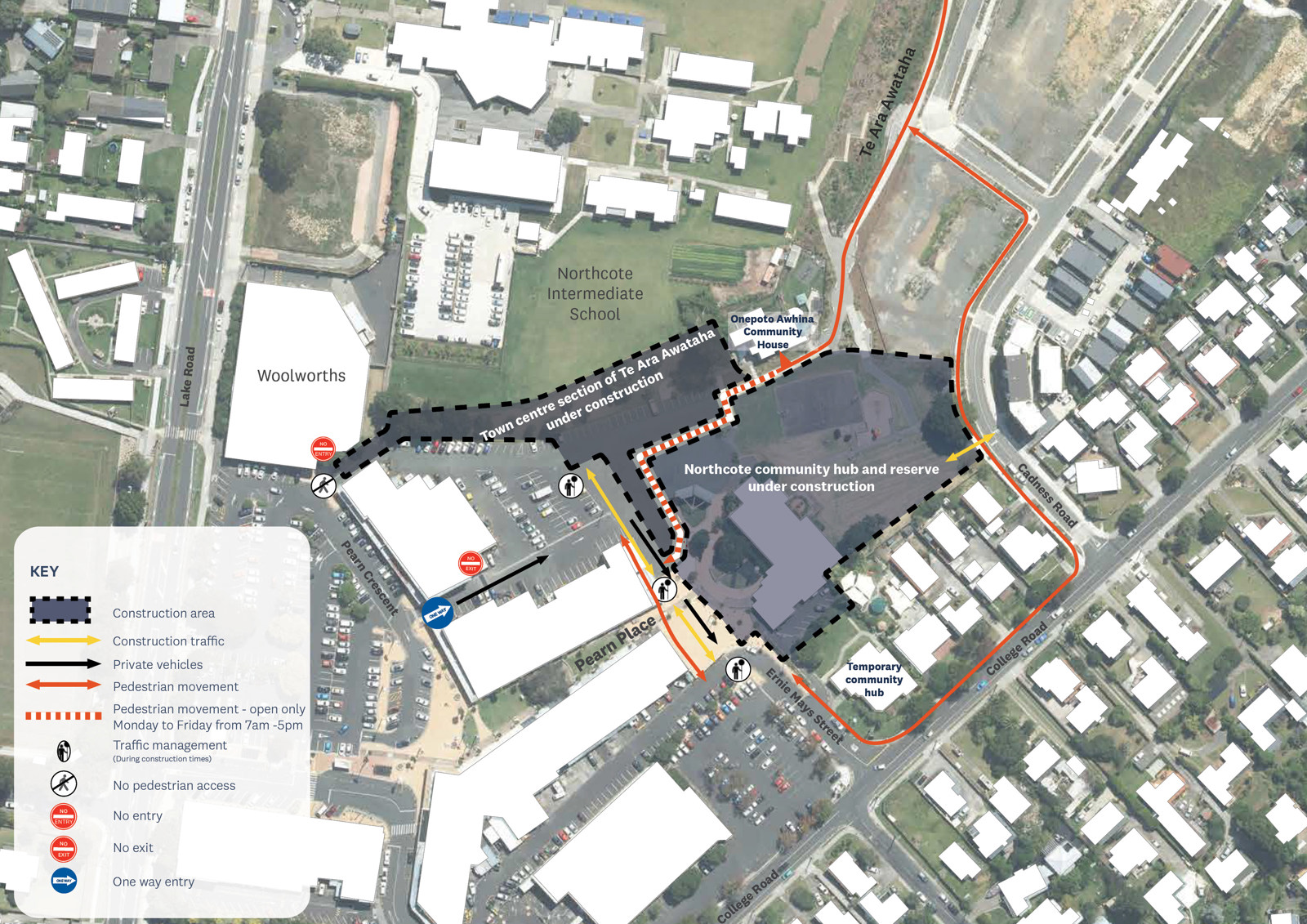 Northcote Off Ramp Map Northcote’s new community hub and upgrade of Puāwai Cadness Reserve ...