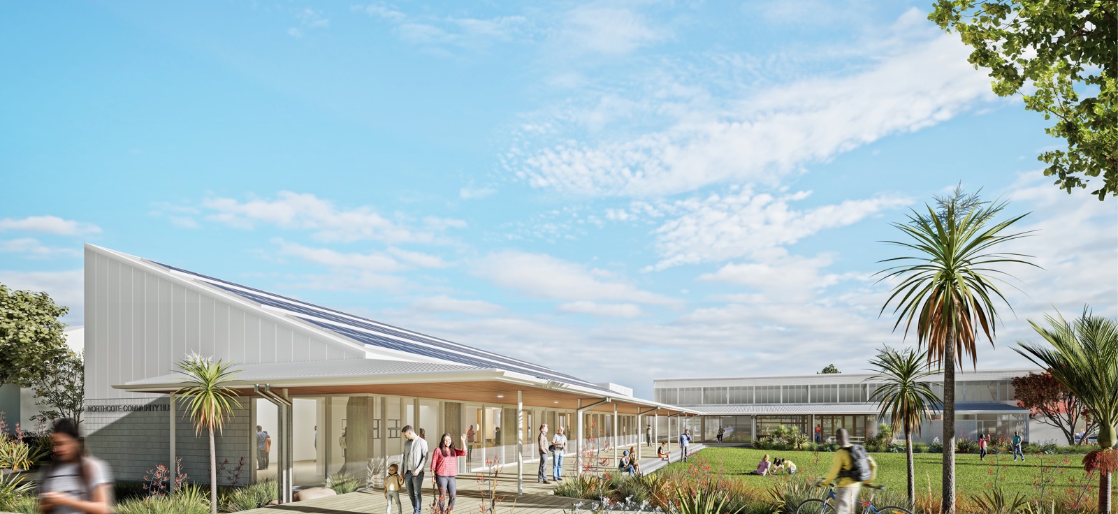 Northcote Community Hub View 01 Render