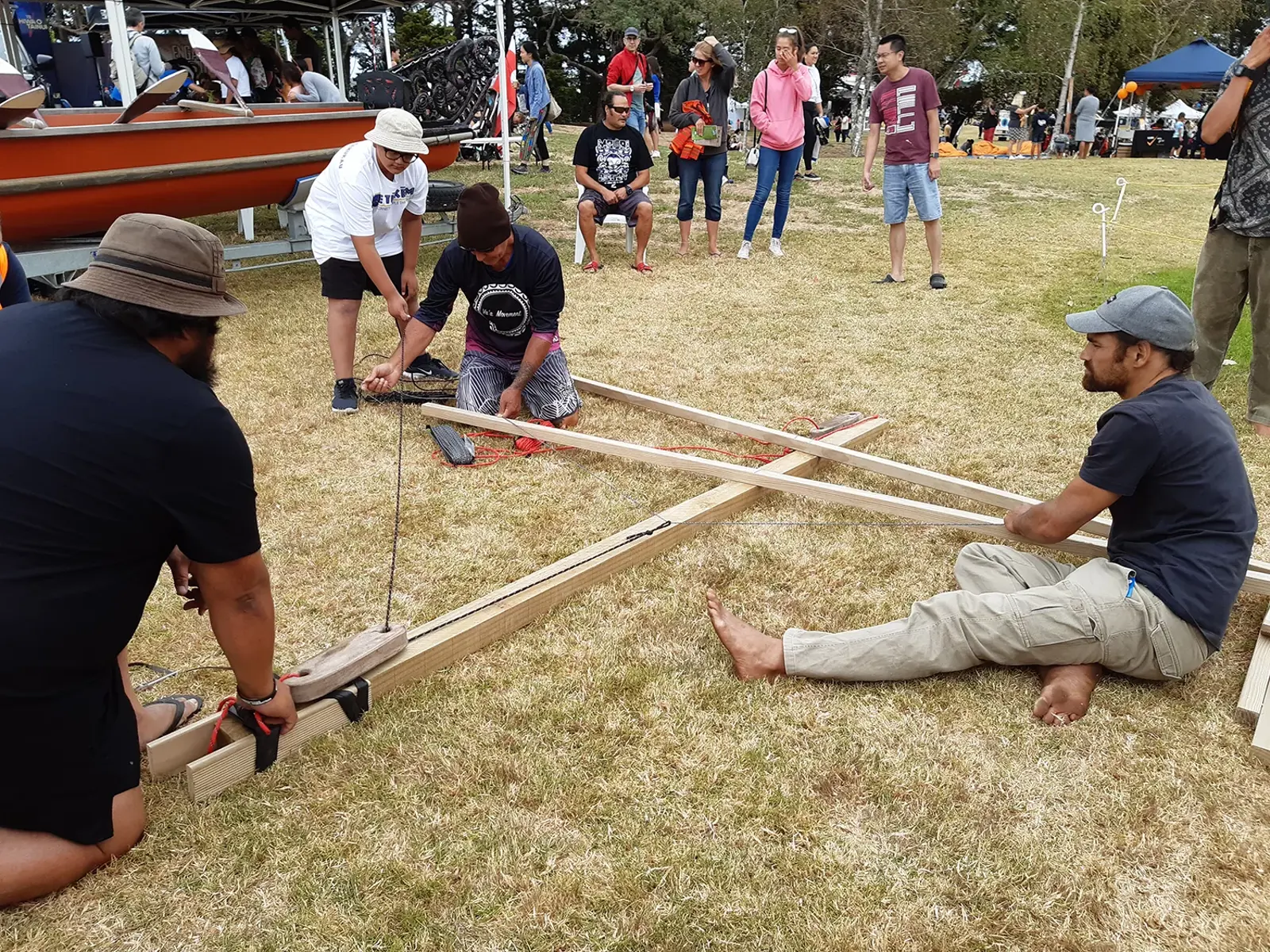 Waka Workshops With The People Of Moana