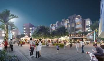 Northcote Town Square Render