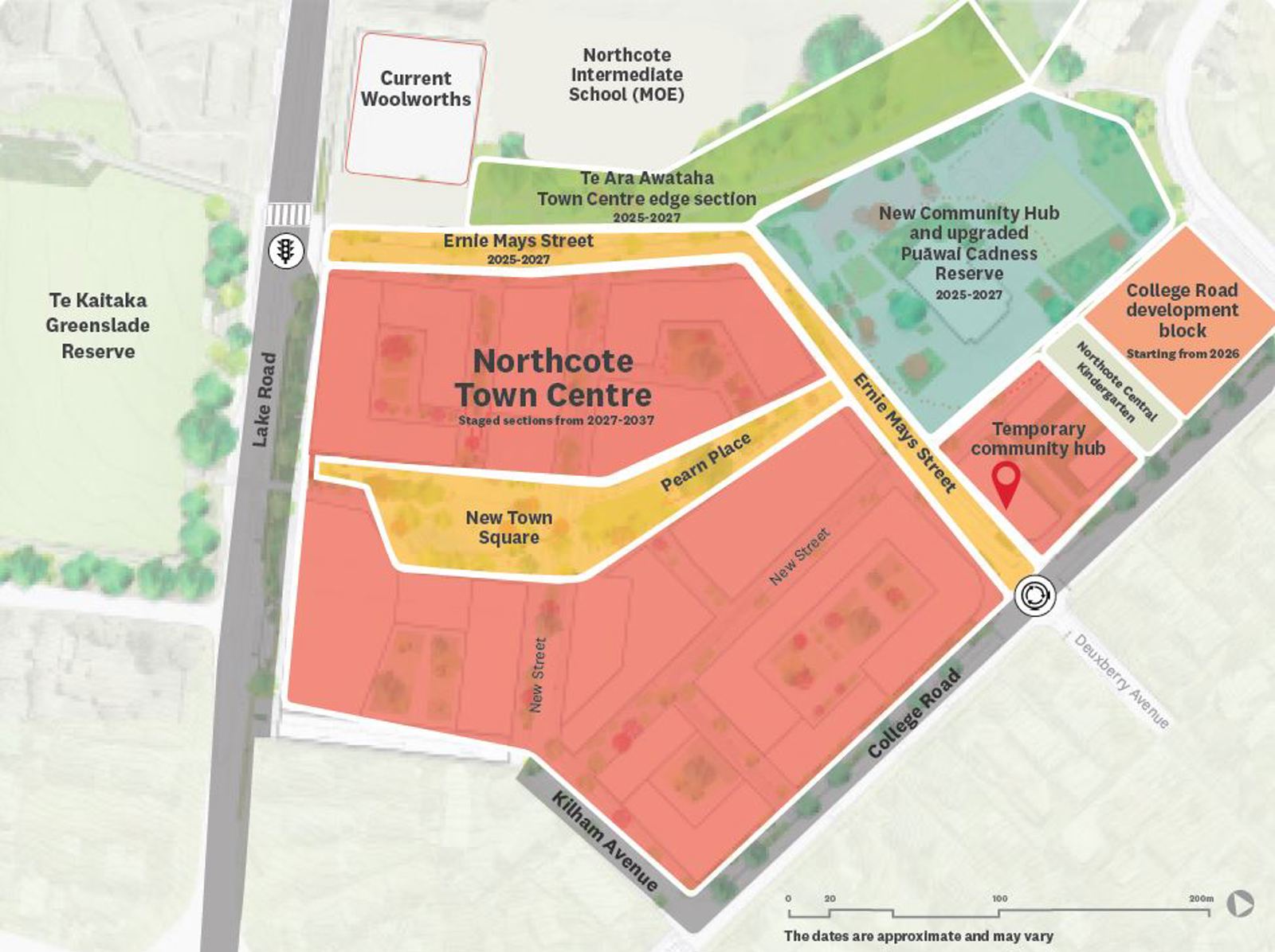 Northcote Rd Maps Northcote’s new town centre - Auckland Council